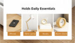 HYGGO 2x bedside table drawer nightstand set white minimalist design bedroom furniture Bedside table Nightstand