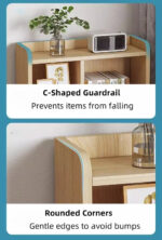 HYGGO 2x bedside table set light wood grain drawers metal slides bedroom furniture Bedside table Nightstand