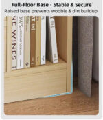 HYGGO 2x bedside table set light wood grain drawers metal slides bedroom furniture Bedside table Nightstand